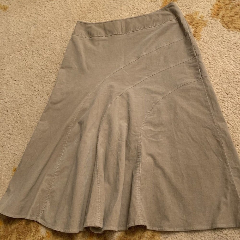 Bamboo Trader. Size 14. Corduroy Swirl Bias Cut K… - image 1